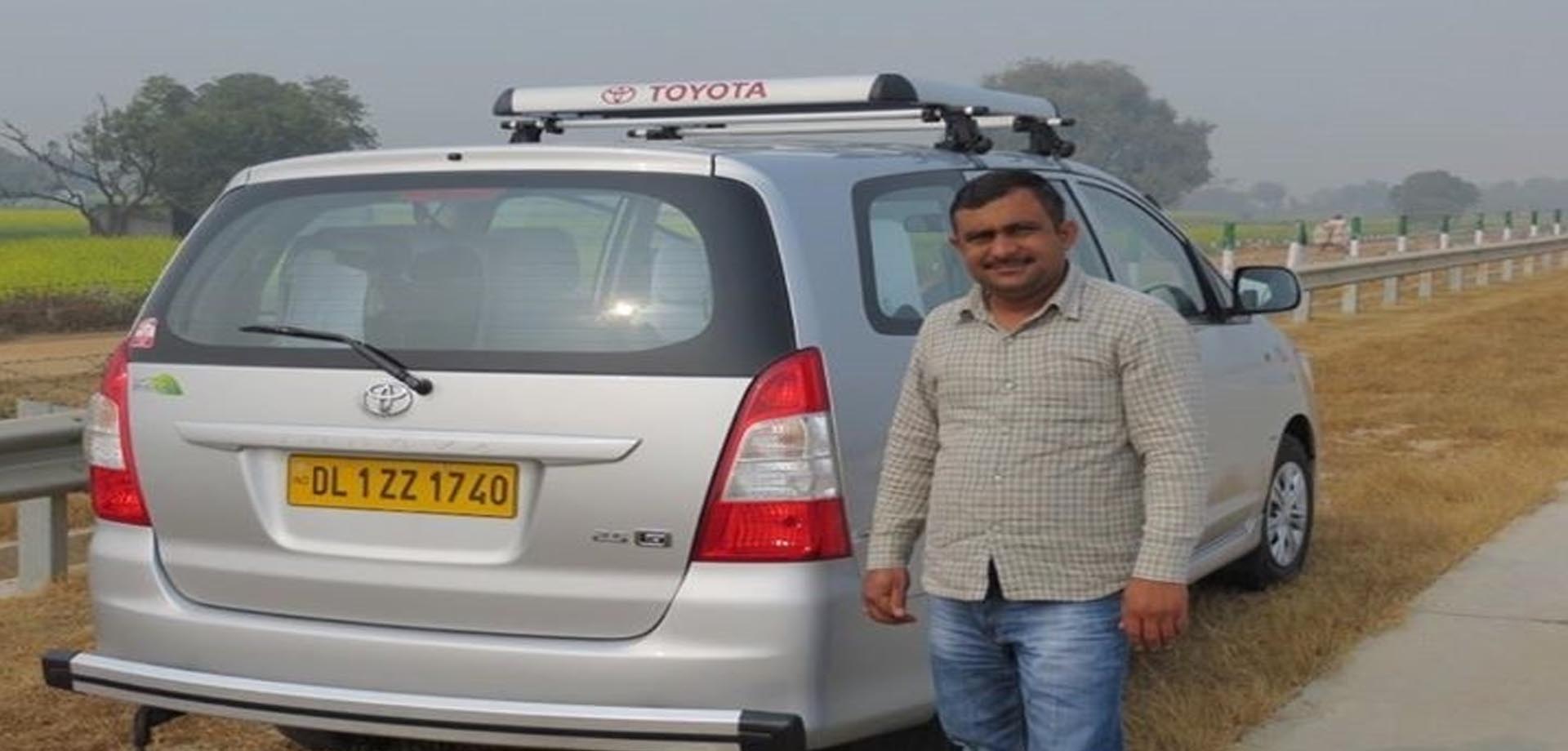 Car and Driver in Jaipur