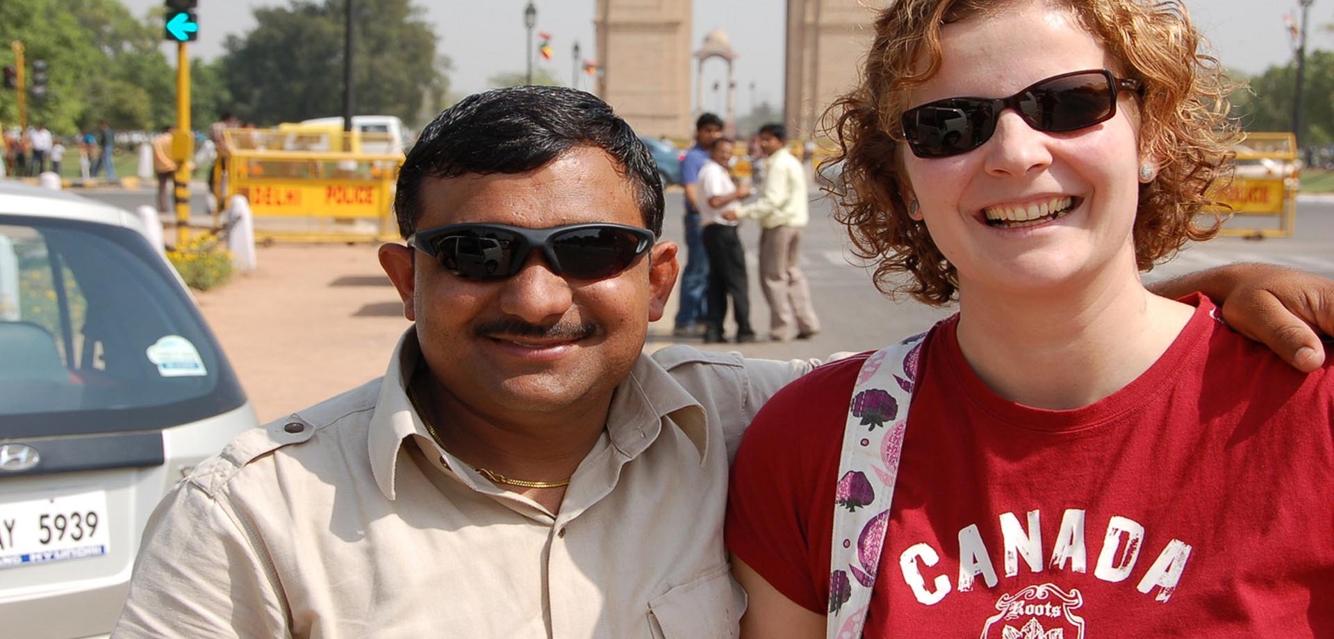 Car and Driver in Delhi